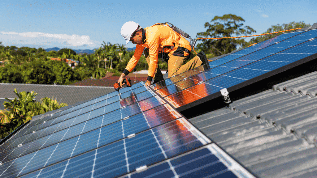 Homeowners receiving guidance on their benefits, rights, and responsibilities with Compliant Retrofits.