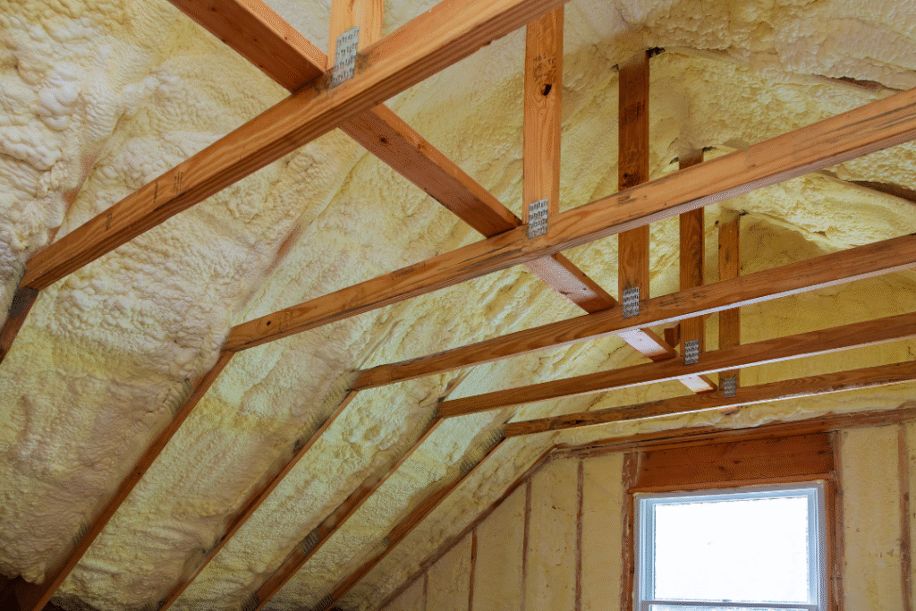 Hands-on Cold Roof Insulation Training for roofing professionals.