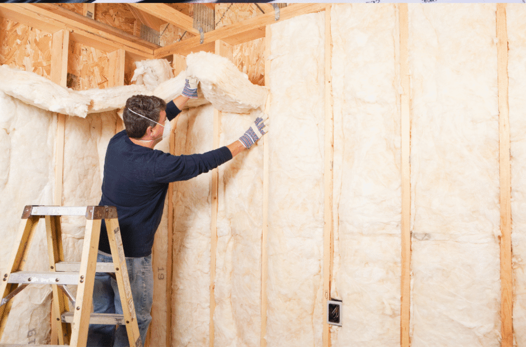 NVQ Level 2 Internal Wall Insulation certification being awarded to trainees.